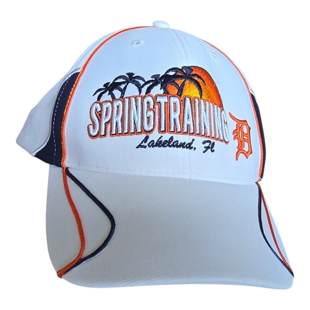 Detroit Tigers Spring Training Adjustable Men's White Baseball Hat Cap MLB '47